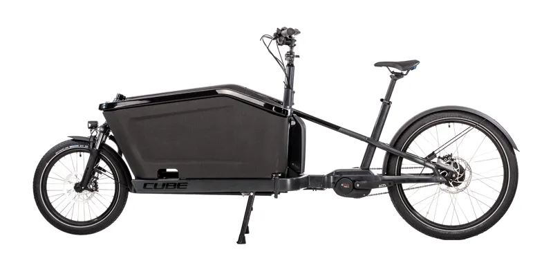 Cube Cargo Hybrid 20/27.5in Dual Electric 85nm cargo bike 2021 Black-1